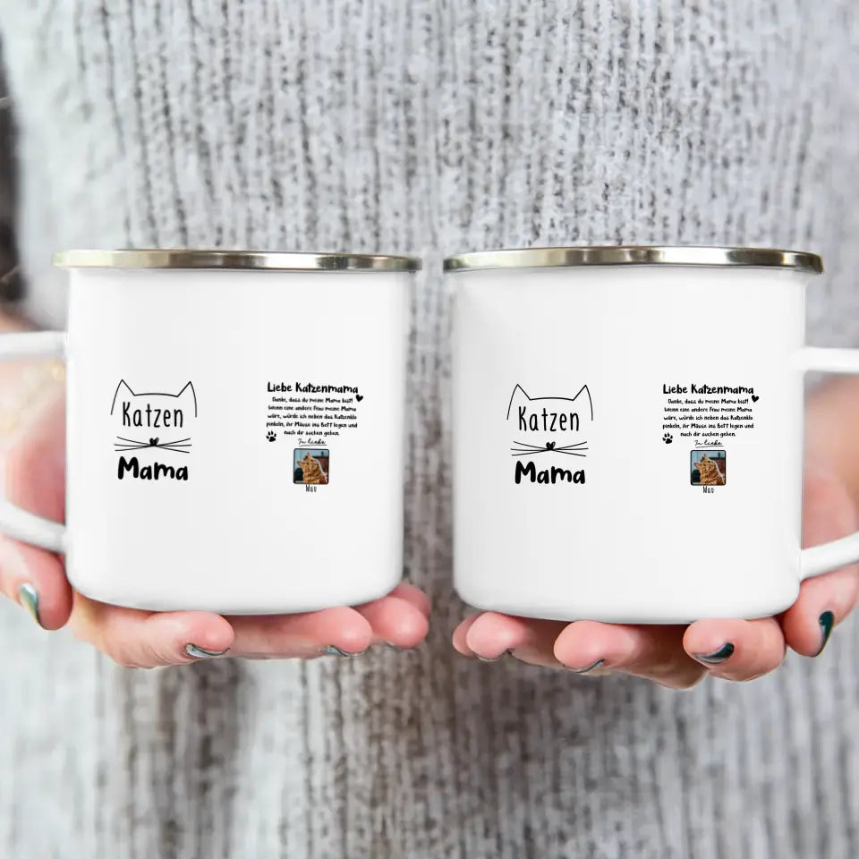 Personalisierte Tasse - Katzenmama/Katzenpapa (1-6 Katzen)