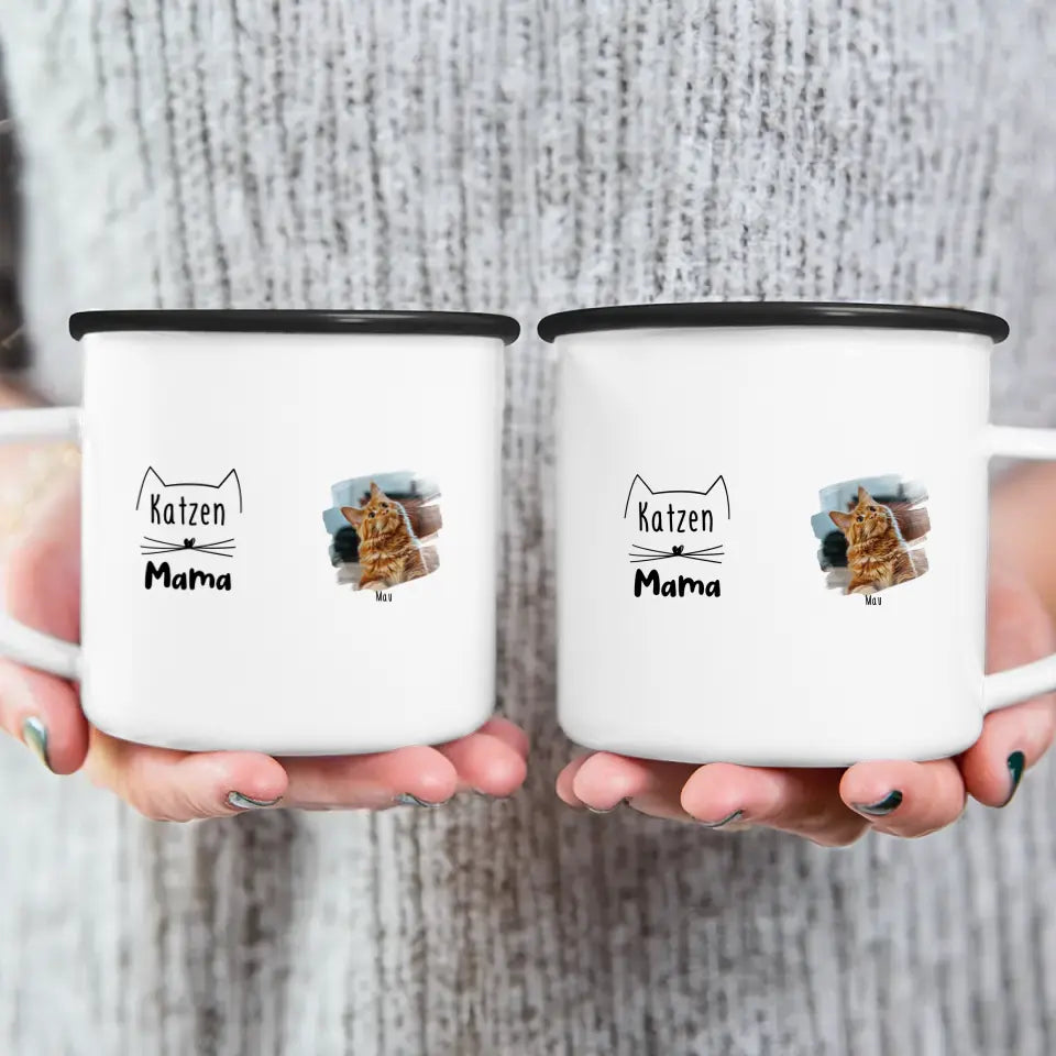 Personalisierte Tasse - Eigenes Katzenbild + Name